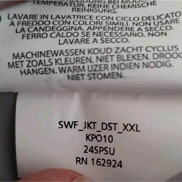 Men's BYLT Premium Swift Gray Jacket Full Zip Running Windbreaker Hooded - XXL - Picture 10 of 10